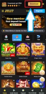 Download the JILI7 app