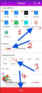 deposit at jili7 bank transfer 02